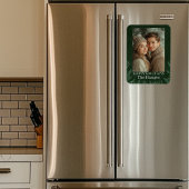 Grünes Pine Tree Happy Magnet