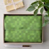 Grünes Pixelmuster Retro-8-Bit-Gaming Seidenpapier (Geschenk)