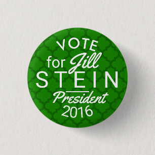 Grünes politisches Jill-Stein Präsidenten-2016 Button