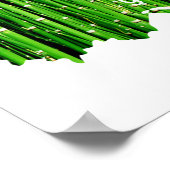 Grünes Poster (Ecke)