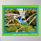 Grünes Poster von Tanager Fine Art (Vorne)