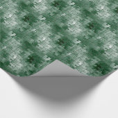 Grünes Puzzlespiel Geschenkpapier (Ecke)