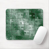 Grünes Puzzlespiel Mousepad (Mit Mouse)