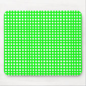 Grünes Quadratmaschengitter Mousepad (Vorne)