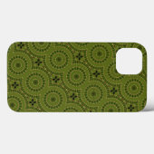 Grünes Rad Mandala Case-Mate iPhone Hülle (Rückseite (Horizontal))
