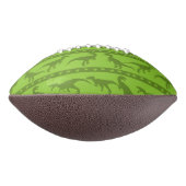 Grünes Raubvogel-Muster Football (Gedreht 270)