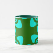 Grünes Regenbogenkreuz Tasse (Zentrum)