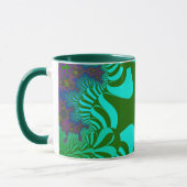 Grünes Regenbogenkreuz Tasse (Links)