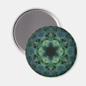 grünes Reptil Magnet (Vorderseite/Rückseite)