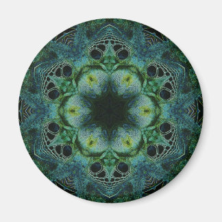 grünes Reptil Magnet