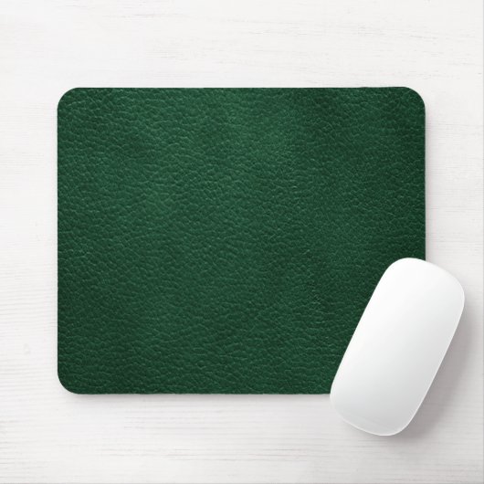 Grünes Retro kundenspezifisches Leder Mousepad (Mit Mouse)