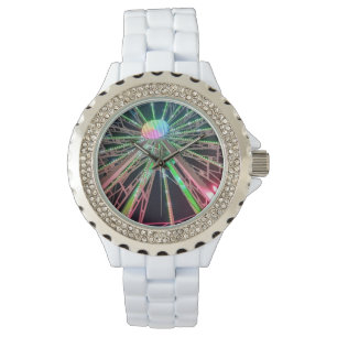 Grünes Riesenrad Armbanduhr