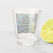 Grünes Riesenrad Schnapsglas (Rückseite)