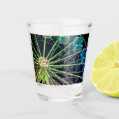 Grünes Riesenrad Schnapsglas (Vorderseite)