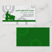 grünes Ringmähen Visitenkarte (Vorne/Hinten)