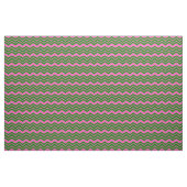 Grünes Rosa Chevron-Zickzack-Design  Stoff (Yard (91,4 cm))
