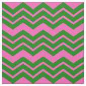 Grünes Rosa Chevron-Zickzack-Design  Stoff (Muster)