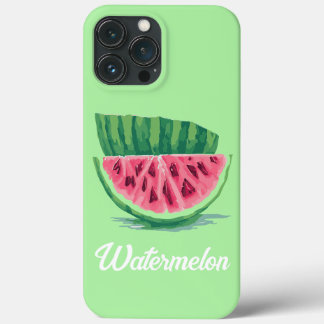 Grünes Rosa Wassermelone Frischobst Case-Mate iPhone Hülle