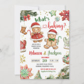 Grünes Rotes Lebkuchen Kekse Geschlechtsverkehr Einladung (Vorderseite)