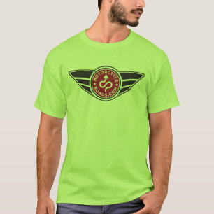 Grünes rotes MCR Steinlogo des T - Shirt w/basic