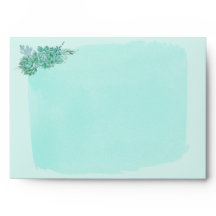 Grünes rustikales Winter-Hochzeits-12x18