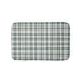 grünes Schachbrettmuster Badematte (Vorderseite)