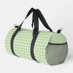 Grünes Schachbrettmuster Klein Duffle Bag
