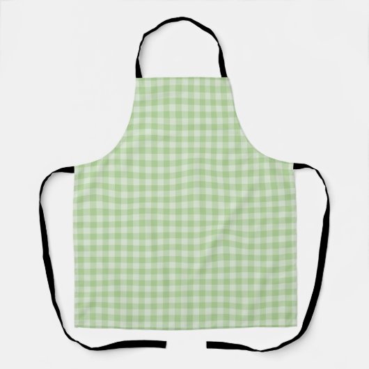 Grünes Schachbrettmuster Schürze (Vorderseite)