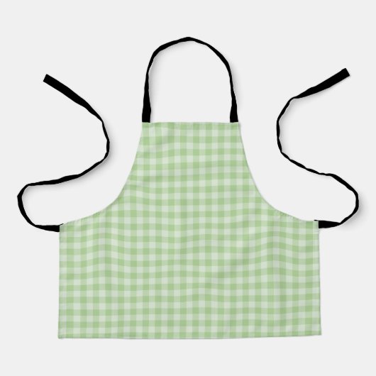 Grünes Schachbrettmuster Schürze (Vorderseite)