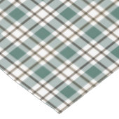 grünes Schachbrettmuster Tischdecke (Schrägansicht)