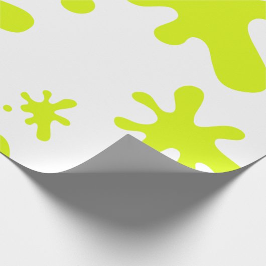 Grünes Schlamm-Packpapier Geschenkpapier (Ecke)