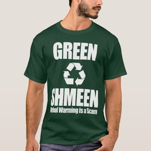 Grünes Schmeen T-Shirt (Vorderseite)