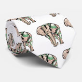 GRÜNES SCHMERZEN KRAWATTE (Gerollt)