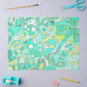Grünes Schnürpapier Seidenpapier (Basteln)