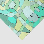 Grünes Schnürpapier Seidenpapier (Detail)