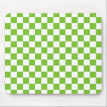 Grünes schwarzes u. weißes kariertes mousepad<br><div class="desc">Grünes schwarzes u. weißes kariertes</div>