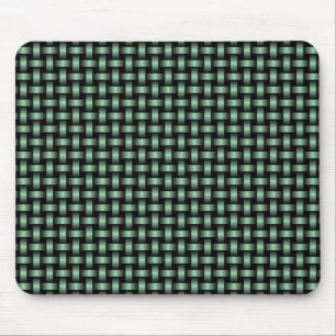 Grünes schwarzes Webmuster Mousepad