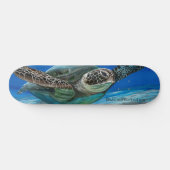 Grünes Seeschildkröte Honu Cruizin Skateboard (Horizontal)