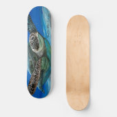 Grünes Seeschildkröte Honu Cruizin Skateboard (Vorderseite)