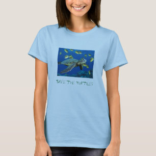 Grünes Seeschildkröte, retten die Schildkröten T-Shirt