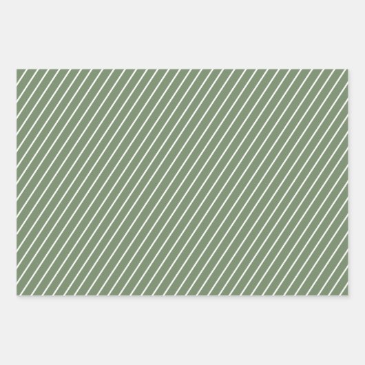 Grünes Set Geschenkpapier Set (Vorderseite 3)