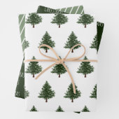 Grünes Set Geschenkpapier Set (Beispiel)