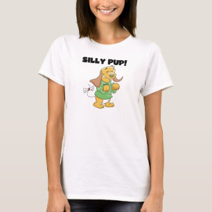 Grünes Shirt-alberne Welpen-T-Shirts und Geschenke T-Shirt