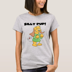 Grünes Shirt-alberne Welpen-T-Shirts und Geschenke T-Shirt