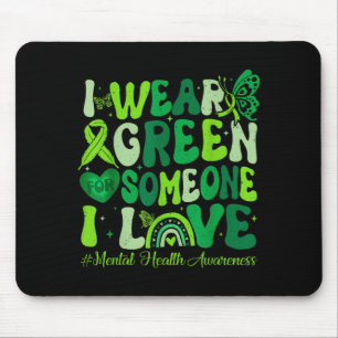 Grünes Shirt für den Monat der Bewusstseinsbildung Mousepad
