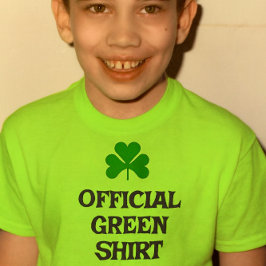Grünes Shirt für den St. Patrick's Day