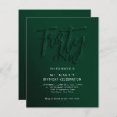 Grünes Skript des HAUSHALTSPLANS 40. Erwachsene Ge (Vorne/Hinten)