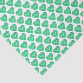 Grünes SmaragdAquarellkunst-Seidenpapier Seidenpapier (Ausschnitt)