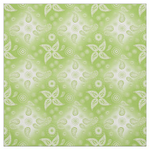 Grünes Sommermuster Paisleys Stoff