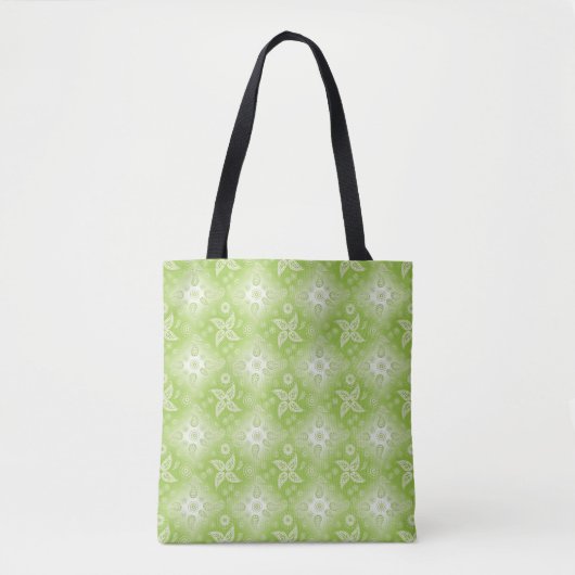 Grünes Sommermuster Paisleys Tasche (Vorderseite)